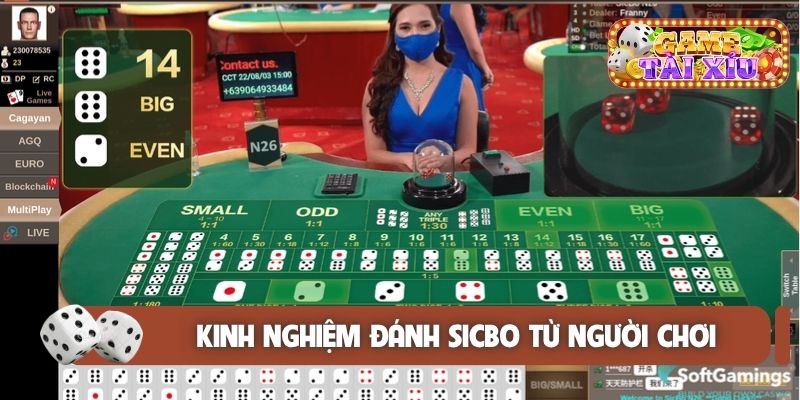 Kinh nghiệm đánh sicbo đến từ người chơi lâu năm